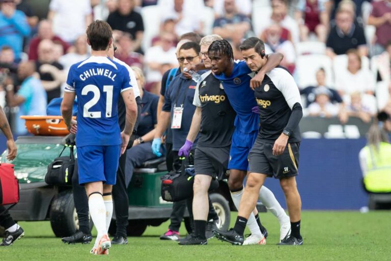 Chukwuemeka marque son premier but pour Chelsea, mais il manquera six semaines en raison d’une blessure