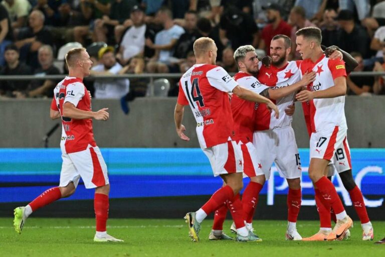 Le Slavia a poussé contre Luhansk. Tijani a marqué le but de la victoire, Masopust a ajouté une assurance à la fin.