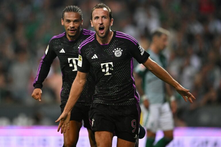 Pour ses débuts en championnat, Kane a brûlé Pavlenko et mené le Bayern à la victoire grâce à un but et une passe.