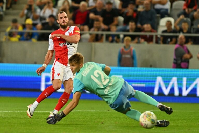 Slavia s’est détendu lors du match retour à Košice, Jurecka a sauvé le match nul contre Dnipro