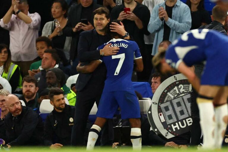 Sterling a du mérite. Je suis heureux, la première victoire est importante, a déclaré Pochettino