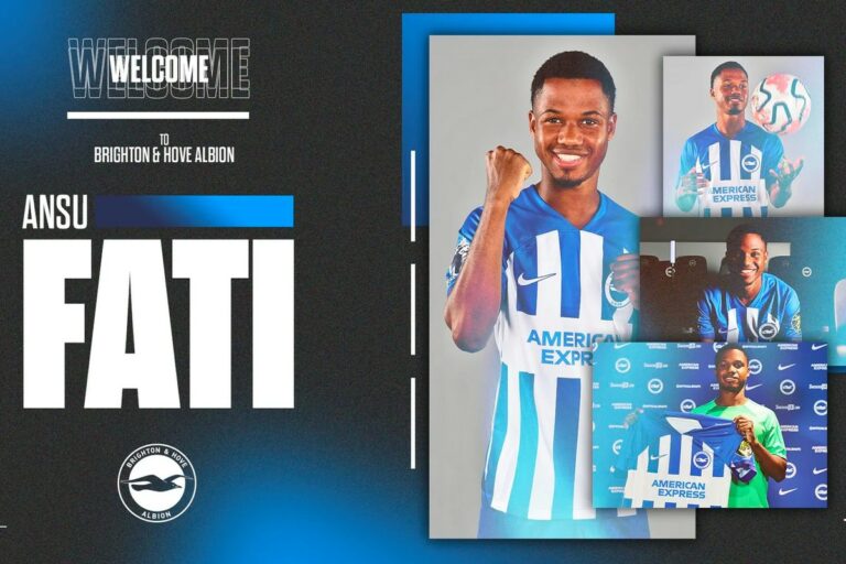 Fati ne s’est pas contenté d’un poste de remplaçant et a rejoint l’Angleterre pour jouer à Brighton.