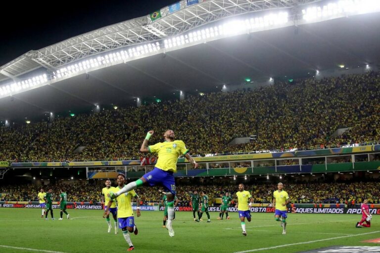 Neymar a battu le record de Pelé et la Samba brésilienne a noyé la Bolivie avec cinq buts.