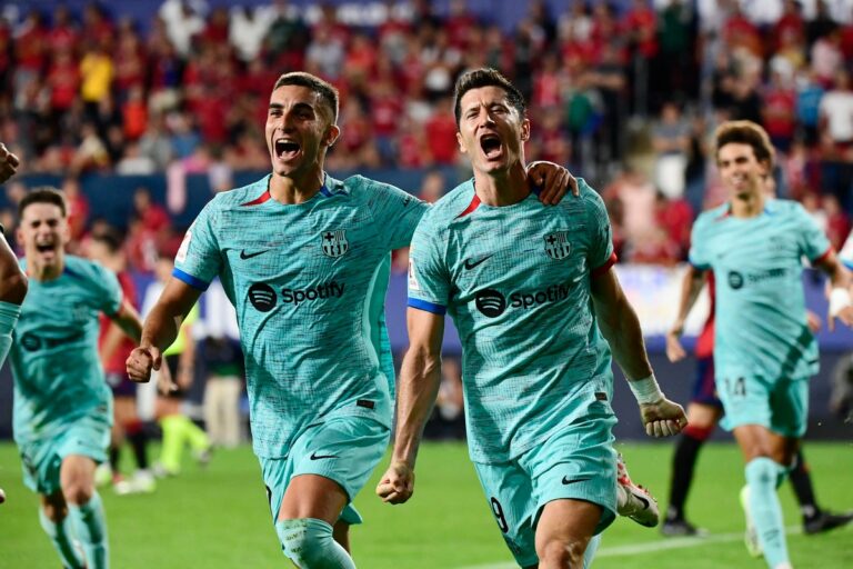 Osasuna a longtemps tourmenté le champion, Barcelone s’est finalement imposé grâce à un penalty sévère.