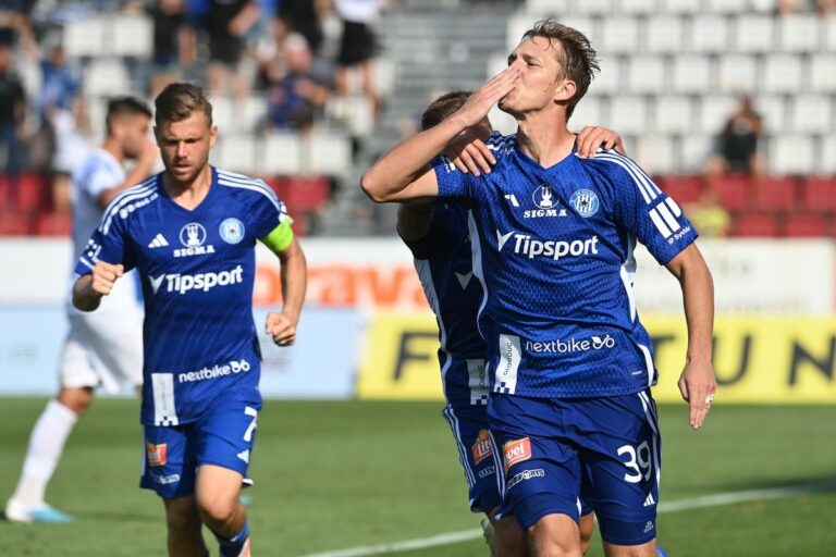 Sigma a poursuivi sur sa lancée en Coupe. Slovácko a marqué huit buts, Zlín a eu du mal à s’imposer.