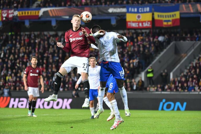 Les Rangers ont réalisé un nouveau coup d’éclat contre Prague, le Sparta a dû se contenter d’un point à domicile