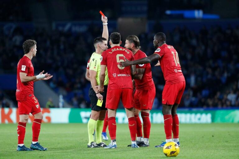 Ramos a reçu le 29e carton rouge de sa carrière. Cela ne se reproduira plus, il s’est excusé auprès des supporters.