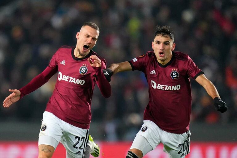 En route vers les play-offs européens : le Sparta a l’EL en main, le Slavia atteint le huitième tour