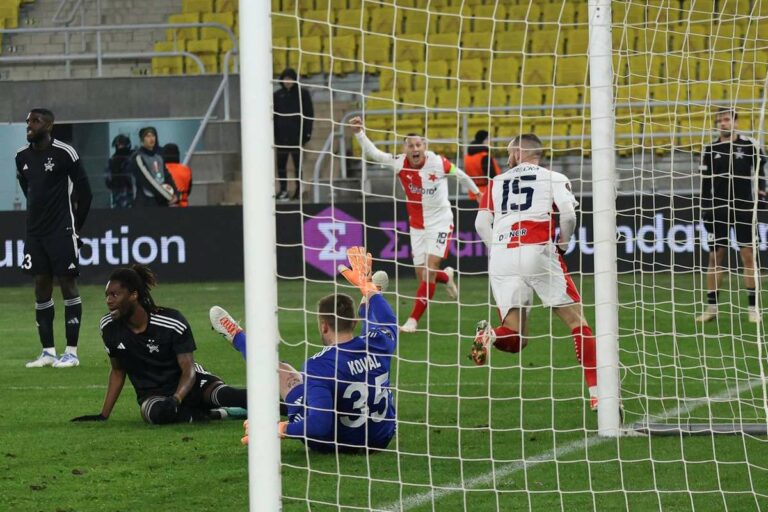 Slavia a surclassé Sheriff dans la mise en place. Tijani a assuré la victoire et la promotion sur penalty.